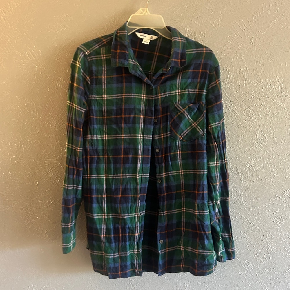 Long Sleeve Button Down Flannel
